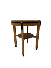 Art Deco Amsterdamse School Round Side Table, 1920s